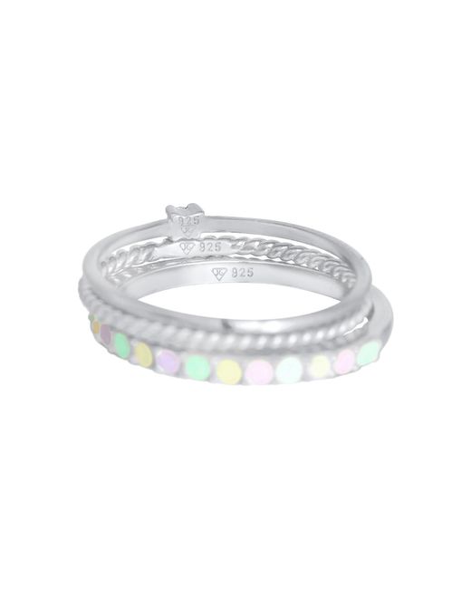 Elli Jewelry White Ring