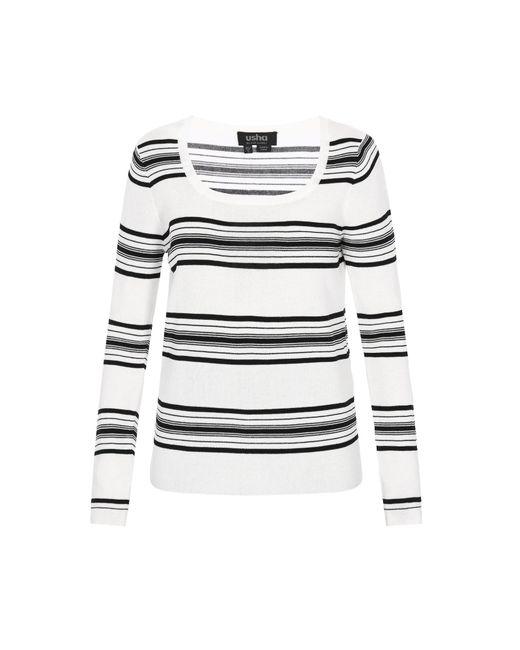 usha BLACK LABEL White Pullover