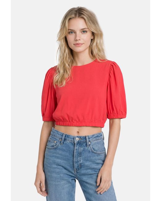 ECY Red Bluse Spring Summer