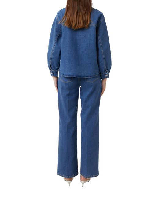 comma casual identity Blue Jacke
