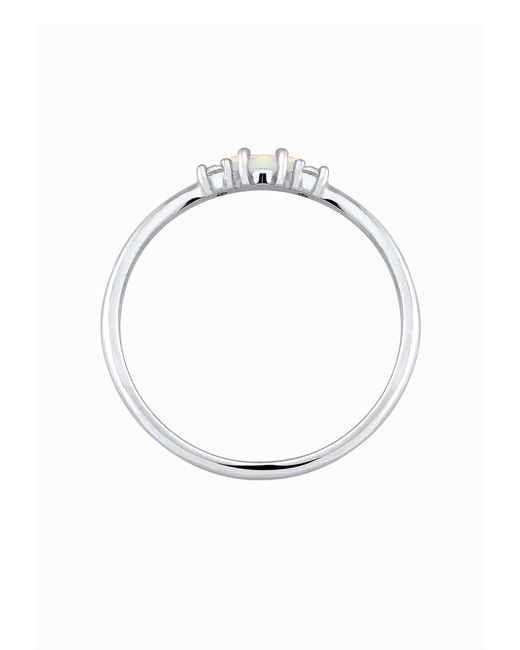 Elli Jewelry White Ring