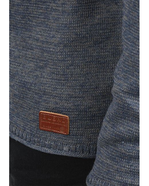 Blend Feinstrick-Pullover Bhdan in Gray für Herren