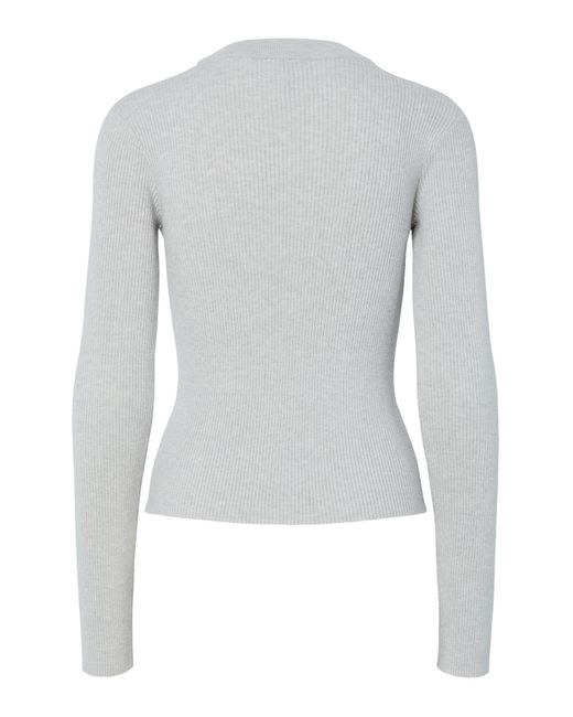 Pieces Gray Pullover