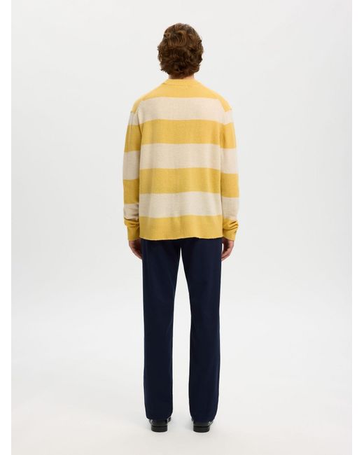 SELECTED Pullover in Yellow für Herren