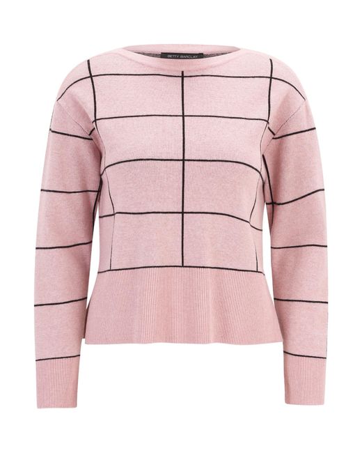 Betty Barclay Pink Strickpullover Langarm