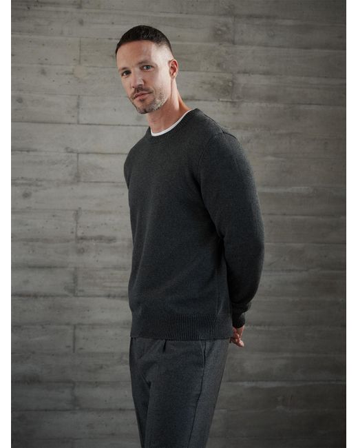 DAN FOX APPAREL Pullover Essential in Black für Herren