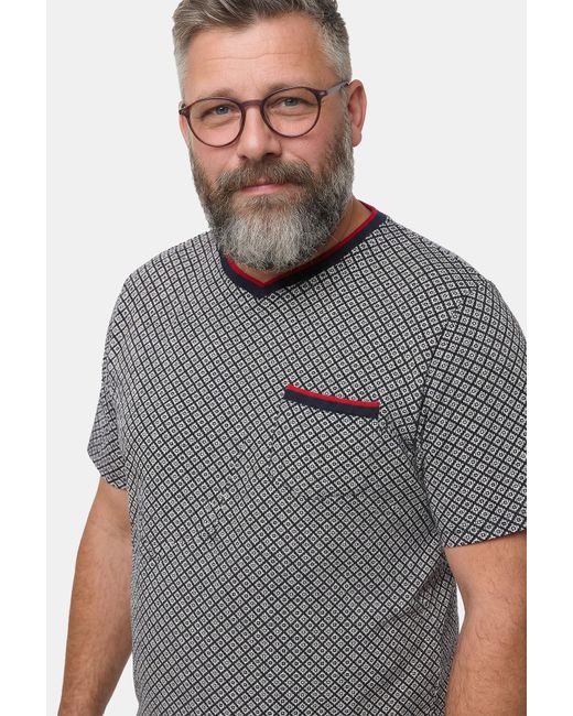 Men Plus Pyjama in Gray für Herren