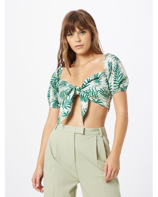 Nasty Gal Green Shirt