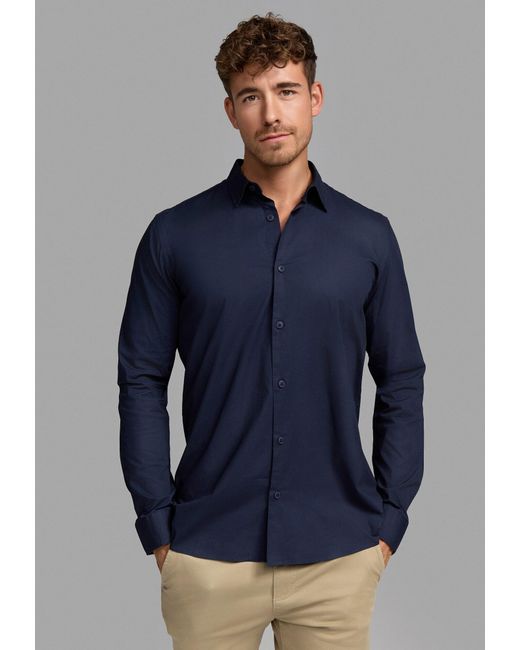 INDICODE Hemd Kamby in Blue für Herren