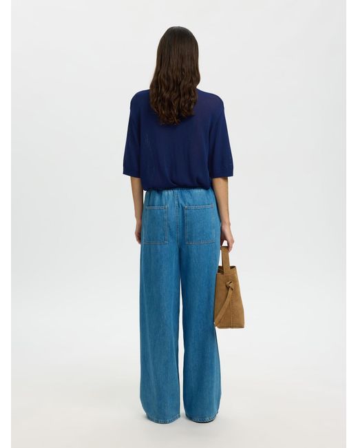SELECTED Blue Pullover