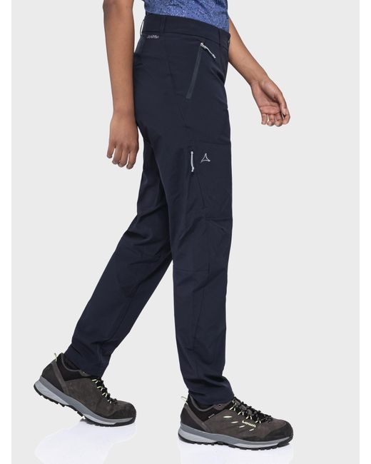 Schoeffel Blue Hose Lang Hiking Circ Pants Style Smue Wms