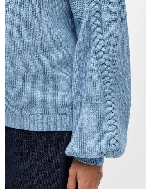 Object Blue Pullover Objhannah