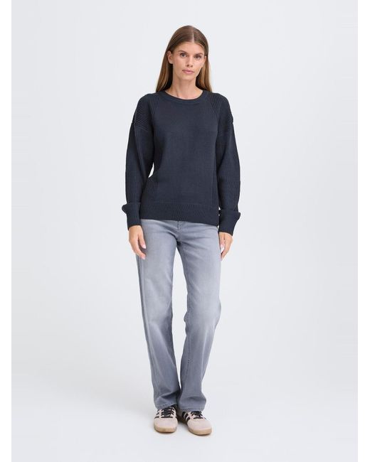 Oxmo Blue Strickpullover Oxiselmo