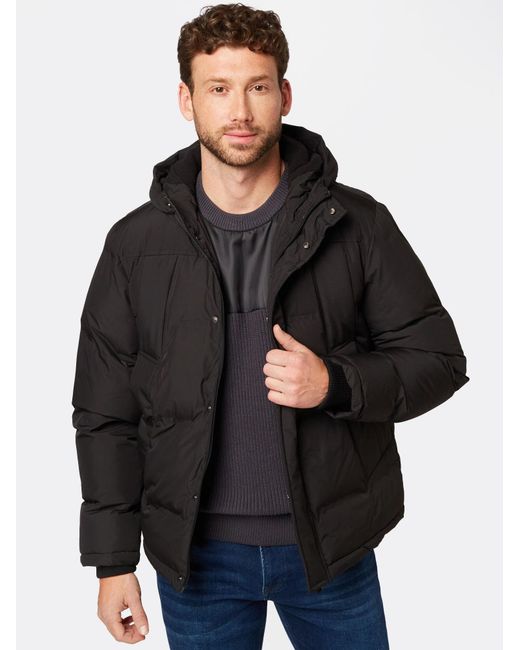 Solid Winterjacke in Black für Herren