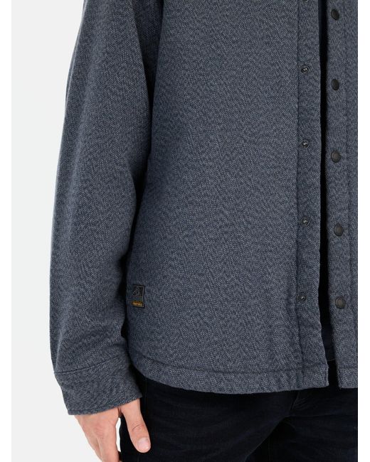 Camel Active Overshirt Aus Reiner Baumwolle in Blue für Herren