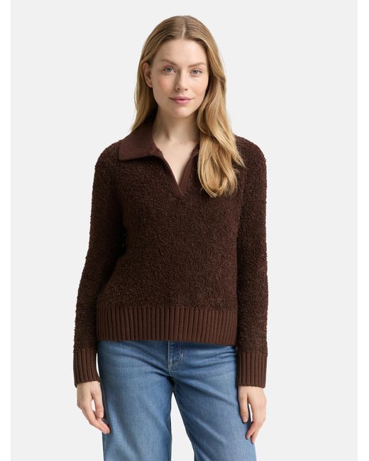 Tom Tailor Brown Pullover
