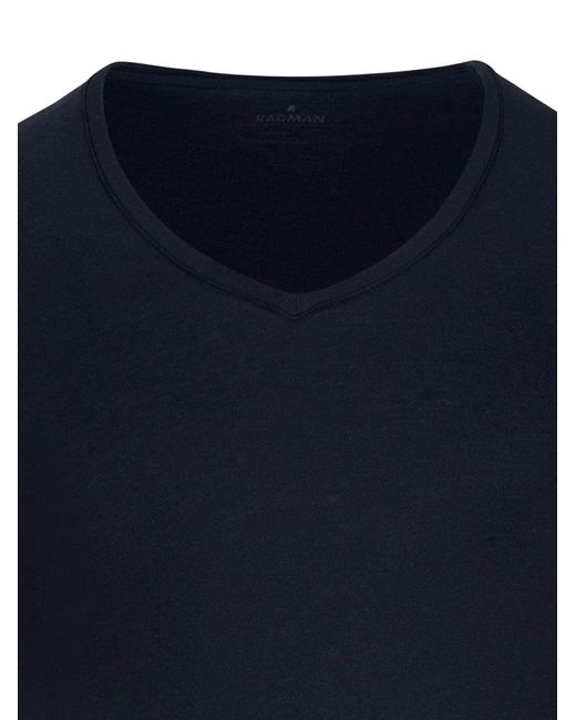 RAGMAN Unterhemd Basic in Blue für Herren