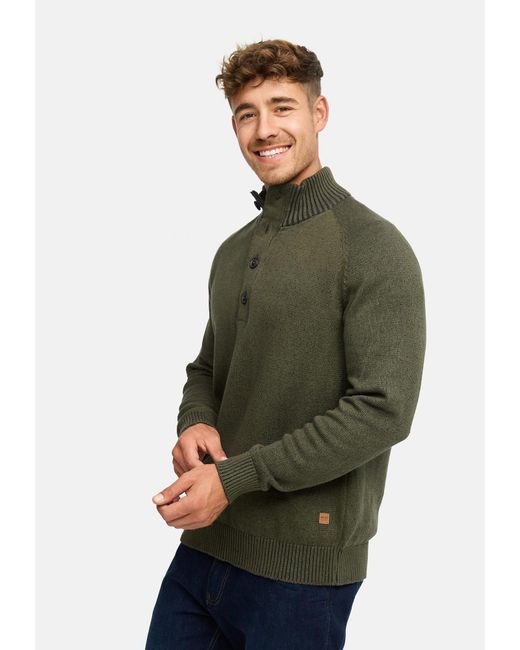 INDICODE Pullover Inrajas in Green für Herren