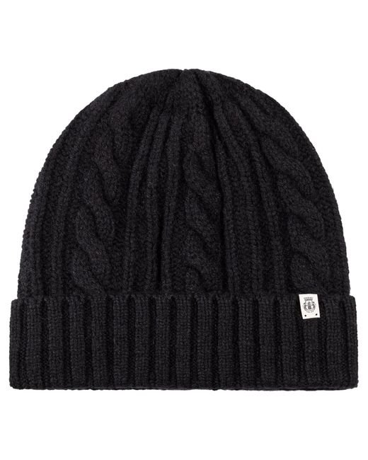 Roeckl Black Mütze Cabled Charm