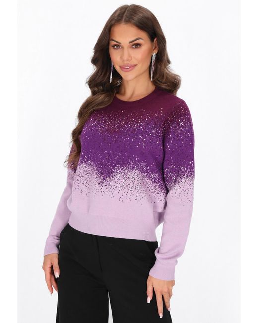 faina Purple Pullover