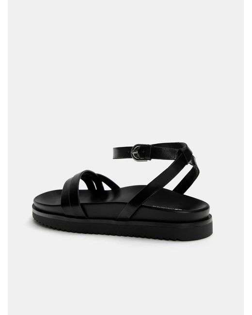 Pull&Bear Black Sandale