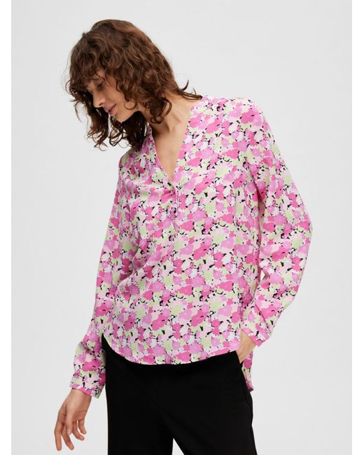 SELECTED Pink Bluse