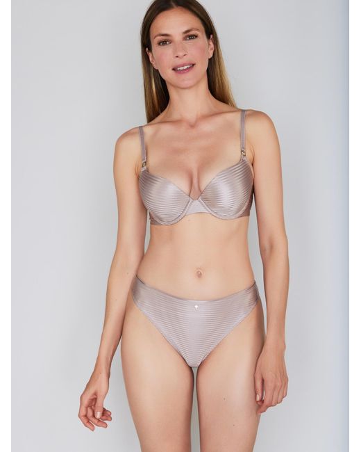 Joop! Gray String Glamour Thong