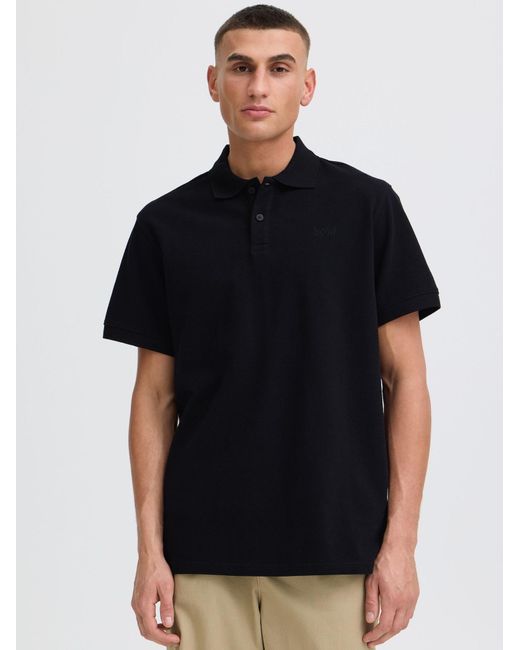 Solid Poloshirt Sdbetova in Black für Herren