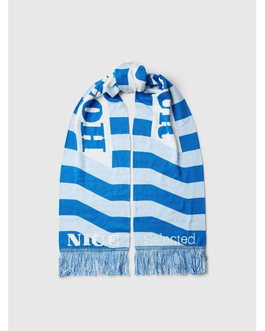 SELECTED Blue Schal