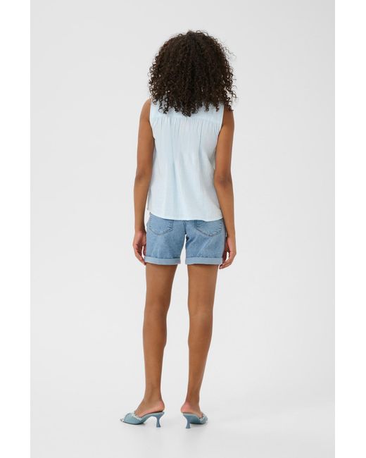 Kaffe Blue Blusentop