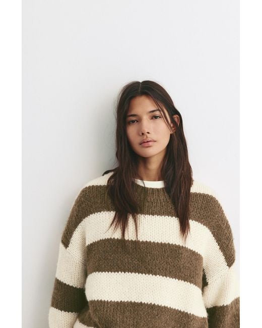 Pull&Bear Natural Pullover Pacific