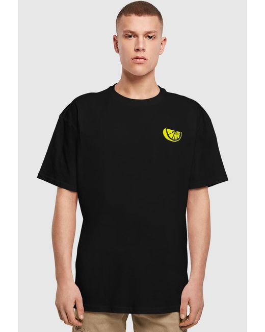 Merchcode T-Shirt Lemon in Black für Herren