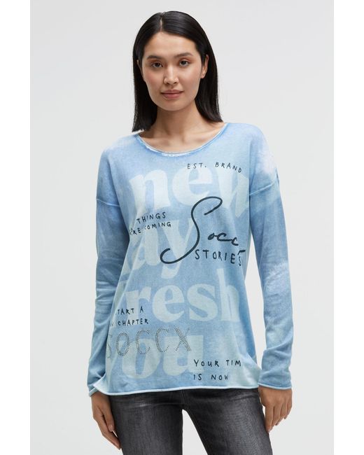 SOCCX Blue Pullover