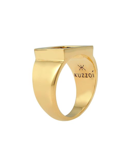 Kuzzoi Ring in Metallic für Herren