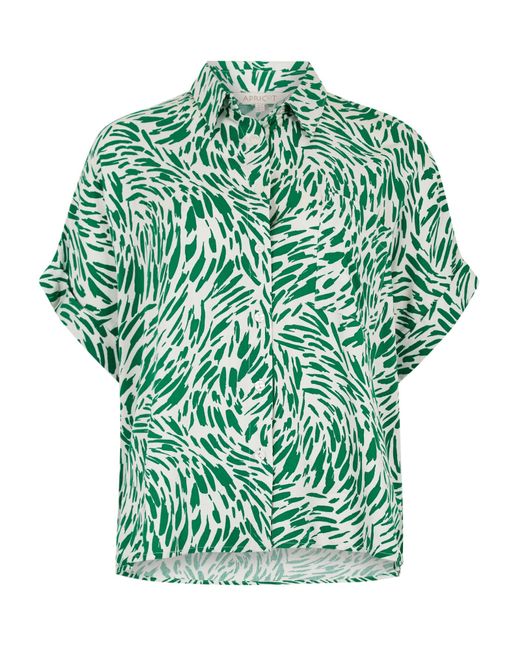 Apricot Green Bluse