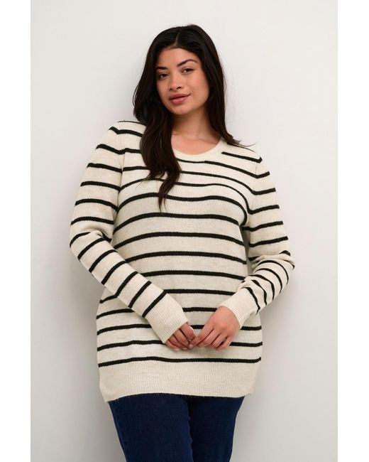 Kaffe White Pullover Ka Linda