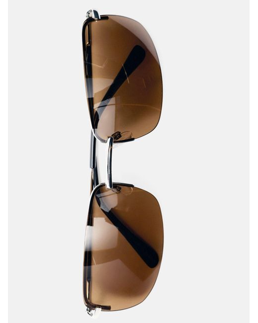 Pull&Bear Sonnenbrille in Brown für Herren