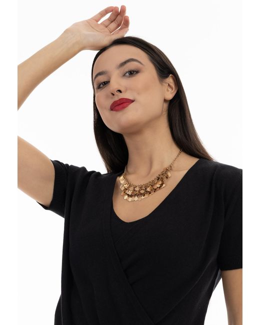 faina Black Pullover