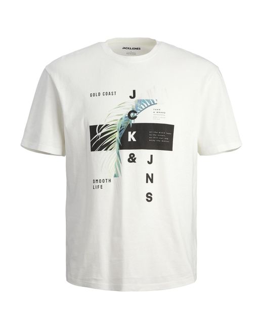 Jack & Jones T-shirt 'jjclarc' in White für Herren