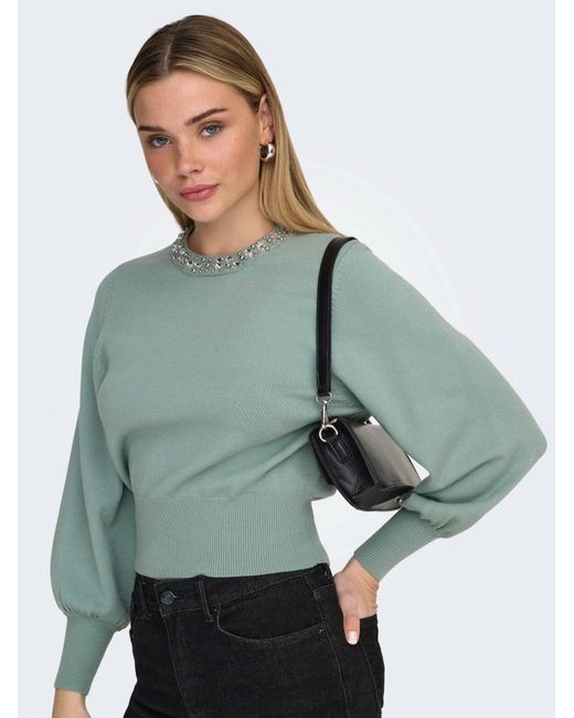 ONLY Green Pullover Onlmile
