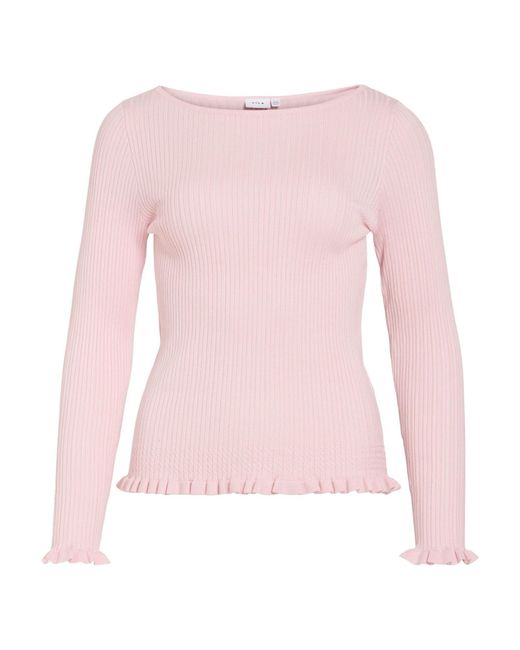 Vila Pink Pullover Vibella