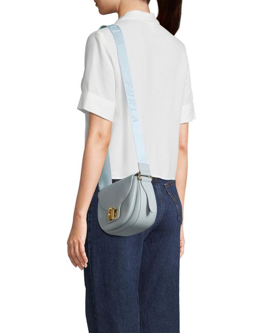 Furla Blue Umhängetasche Lotus