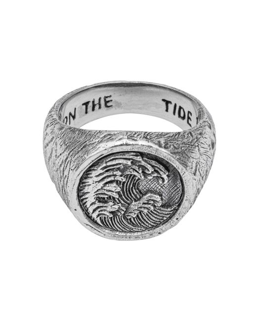Haze & Glory Ring Tide in Gray für Herren