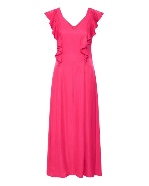 B.Young Pink Midikleid Byhinala
