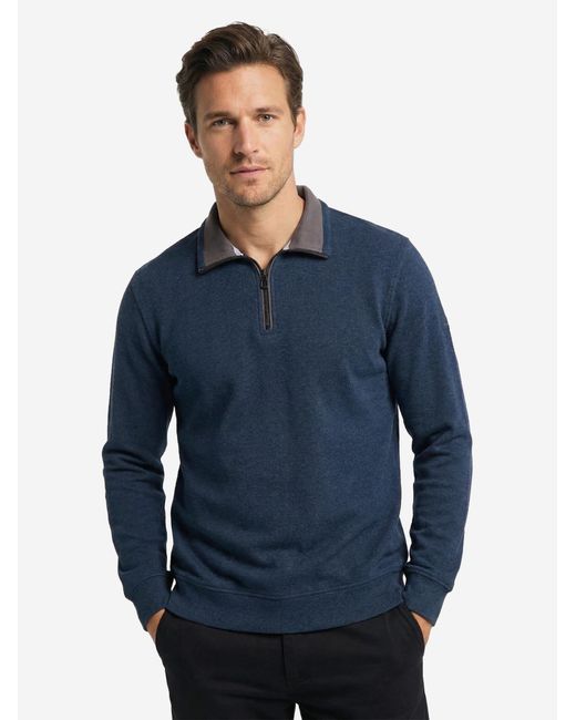 CASA MODA Sweatshirt Basic in Blue für Herren