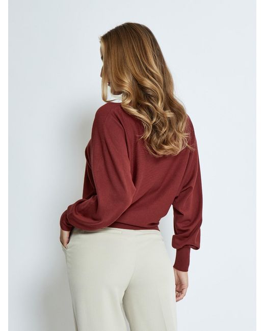 Minus Red Pullover Dana Bat