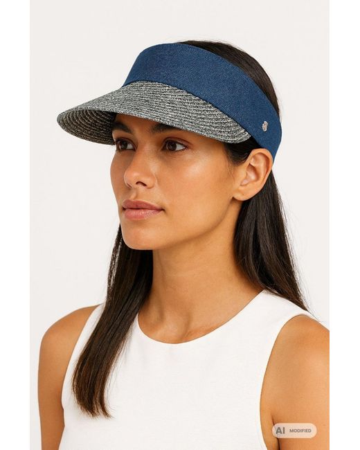 Roeckl Blue Visor Salina