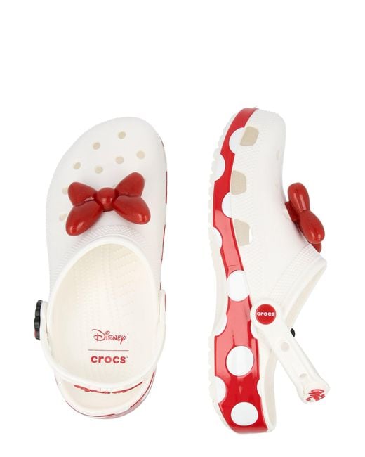 CROCSTM White Clogs Minnie Mouse Cls