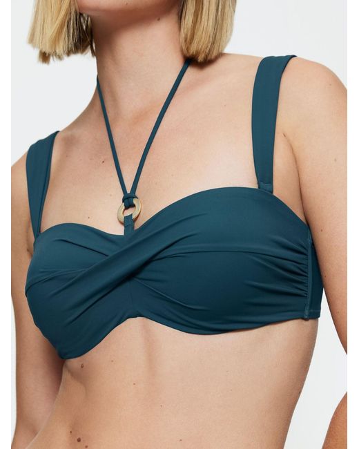 Triumph Blue Bustier-Bikini-Top Summer Twist