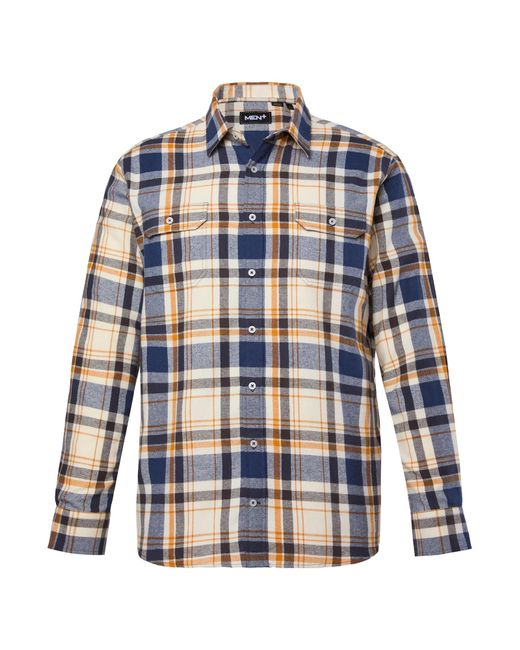 Men Plus Hemd in Blue für Herren